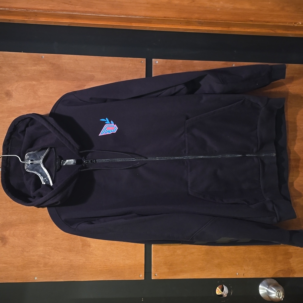 Adidas Skull Hoodie Zipper L